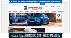 Desktop Screenshot of laopiniondemurcia.es